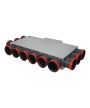 Rozdělovací box PK s obdélníkovým výstupem 12x75/200x50