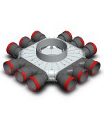 Rozdělovací box TPK 12x75 mm / 160 mm – čtvercový