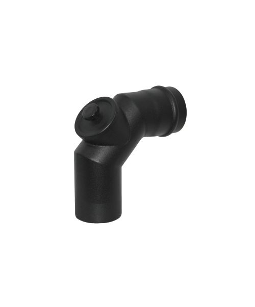 Koleno ø80 mm ocel – 90° s revizním otvorem.