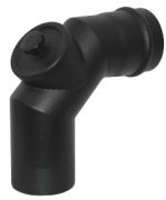 Koleno ø80 mm ocel – 90° s revizním otvorem.