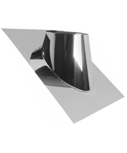 Prechod strechou 45° ø130 mm nerez
