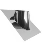 Prechod strechou 45° ø130 mm nerez