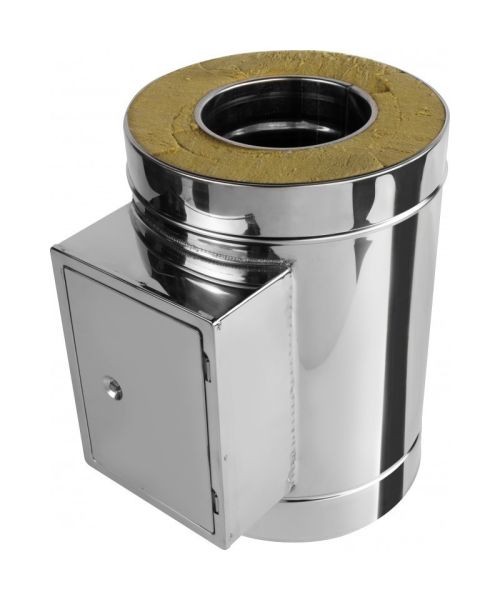 Dvierkový diel ø150 mm nerez s dvierkami 140x210