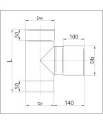 Dvířkový díl kulatý Ø220 mm nerez | tloušťka 1,0 mm