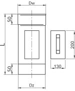 Čisticí prvek Ø120 mm nerez | tloušťka 1,0 mm