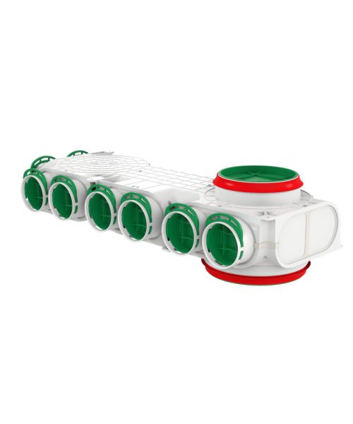 Rozdělovací box AWENTA 8×75/160–200 – pravý