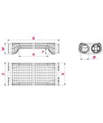 Odsazení AWENTA 2×75 – krátké