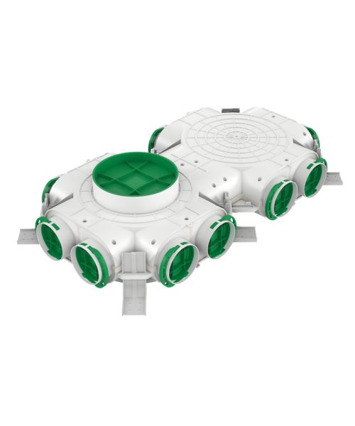 Rozdělovací box AWENTA 12×90/160–200 – průchozí