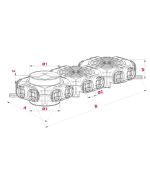 Rozdělovací box AWENTA 16×90/160–200 – průchozí