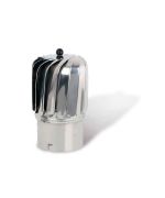 Podélná ventilační hlavice Ø150 mm nerez