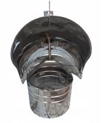 Komínová hlavice s ložiskem Ø150 mm nerez