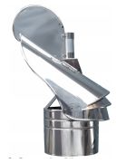 Komínová hlavice s ložiskem Ø250 mm nerez