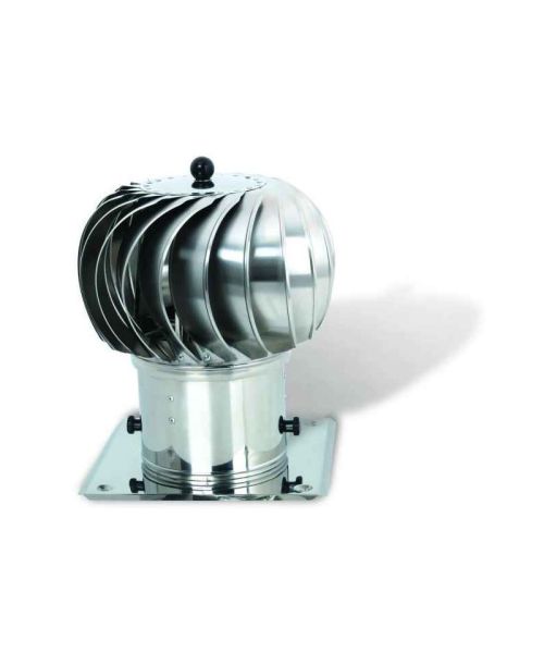 Ventilační hlavice s podstavcem Ø220 mm hliníková
