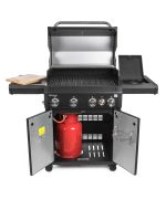 Plynový gril G21 Alabama Black BBQ Premium Line, 5 hořáků + redukční ventil zdarma