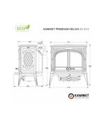 Krbová kamna KAWMET Premium HELIOS S8 ECO