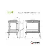 Krbová kamna KAWMET Premium ATHENA S12 ECO