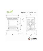 Krbová kamna KAWMET P7 (9,3 kW) ECO