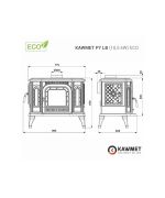 Krbová kamna KAWMET P7 (10,5 kW) LB ECO