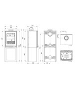 Krbová kamna KAWMET HARITA S15v L-BOX ECO
