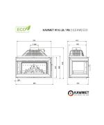 Krbová vložka KAWMET W16 LB černá (13,5 kW) ECO