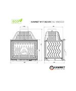 Krbová vložka KAWMET W17 Decor (16,1 kW) ECO