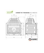 Krbová vložka KAWMET W17 Panorama (16,1 kW) ECO