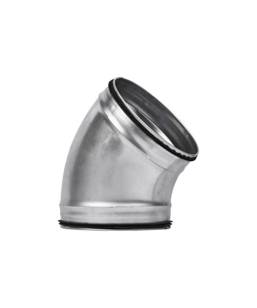 Lisované koleno SPIRO 45° Ø160 mm s těsněním
