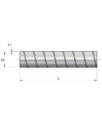 SPIRO potrubí Ø100 mm – 1500 mm
