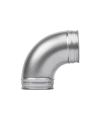 Lisované koleno SPIRO 90° Ø150 mm