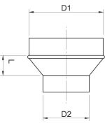 Redukce SPIRO Ø160/Ø100 mm