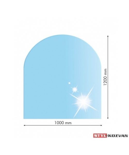 Sklo pod kachle - OBLÚK