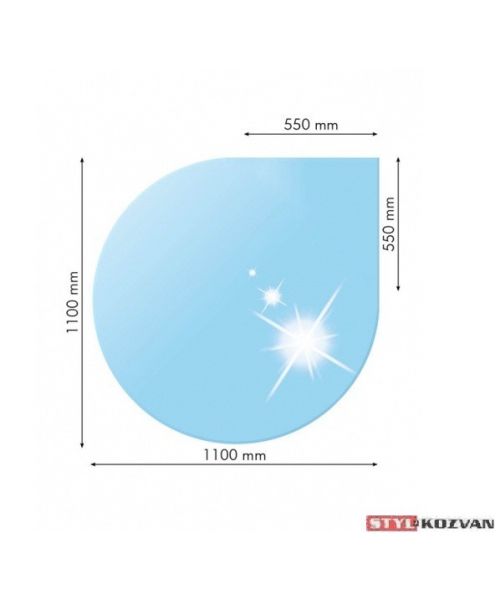 Sklo pod kachle - SLZA