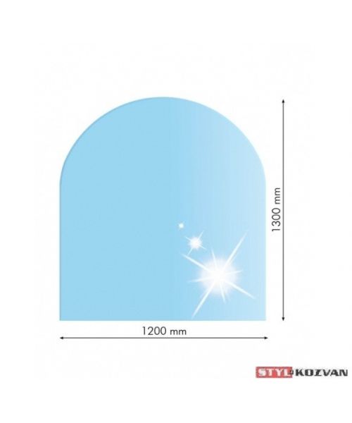 Sklo pod kachle - OBLÚK