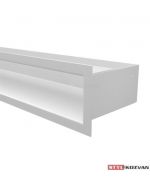 Tunelová mriežka LUFT 90x400 - biela