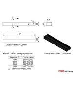 Tunelová mriežka LUFT 90x400 - biela
