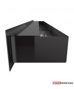 Tunelová mriežka LUFT 90x400 - čierna