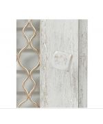 Dekoračná mriežka Retro biela