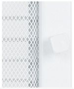 Mriežka 17x17 biela so žalúziou