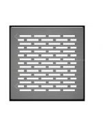 Mriežka do podlahy 17x17